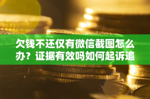 武汉欠钱不还仅有微信截图怎么办？证据有效吗如何起诉追回欠款？