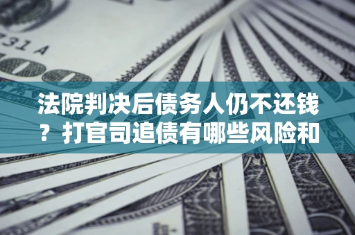 武汉法院判决后债务人仍不还钱？打官司追债有哪些风险和技巧？