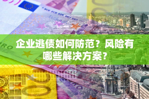 武汉企业逃债如何防范？风险有哪些解决方案？