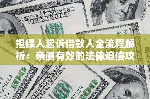 武汉担保人起诉借款人全流程解析：亲测有效的法律追偿攻略