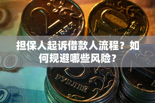武汉担保人起诉借款人流程？如何规避哪些风险？