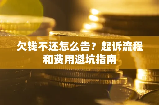 武汉欠钱不还怎么告?起诉流程和费用避坑指南 武汉欠钱不还怎么告?起诉流程和费用避坑指南