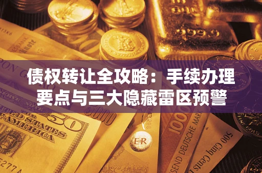 武汉债权转让全攻略：手续办理要点与三大隐藏雷区预警